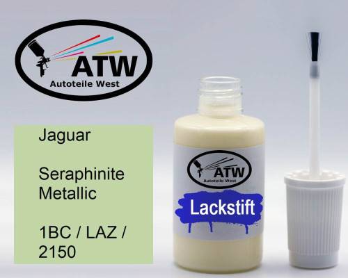 Jaguar, Seraphinite Metallic, 1BC / LAZ / 2150: 20ml Lackstift, von ATW Autoteile West.